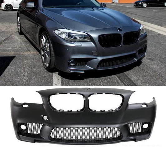 2011-2016 BMW F10 5 Series Sedan M5 Style Front Bumper Conversion WITH PAINT & INSTALLATION