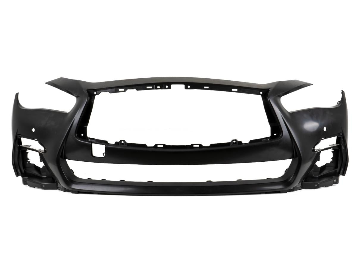 OEM Q50 Sport Front Bumper Conversion Kit - '18+ Style (Without Main Grill) WITH PAINT & INSTALLATION