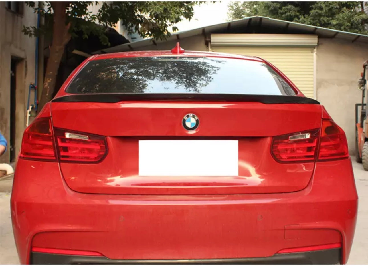 BMW F30 REAL CARBON FIBER REAR SPOILER M STYLE