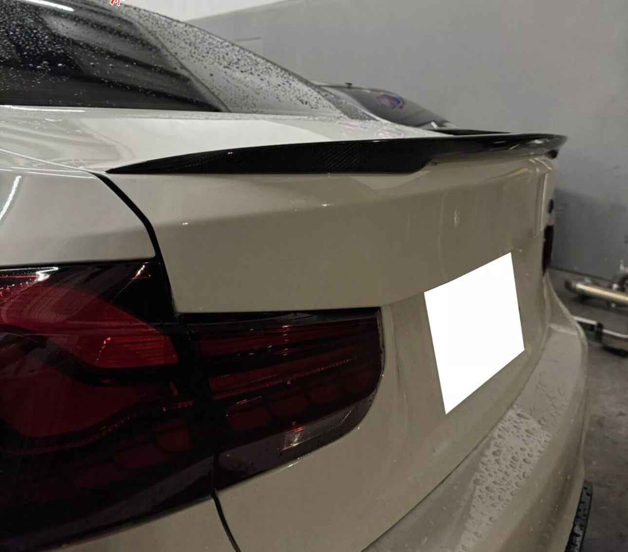 BMW F30 REAL CARBON FIBER REAR SPOILER M STYLE