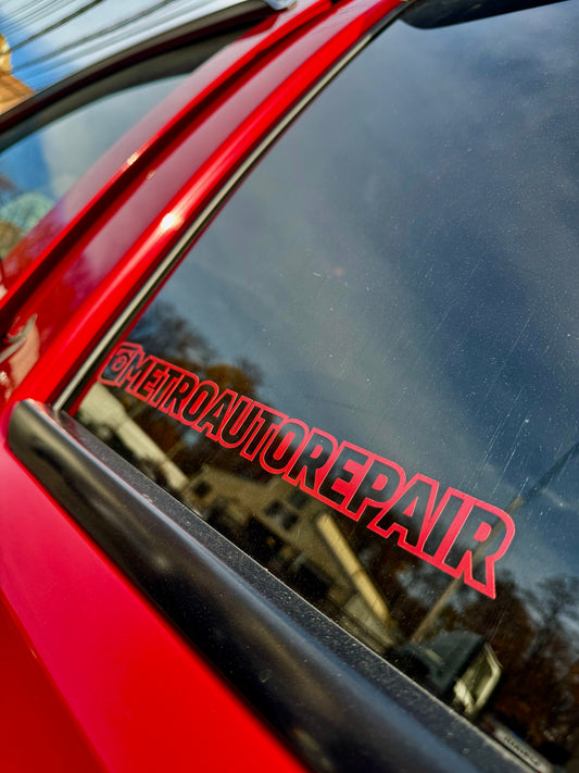 Metro Auto Repair Vinyl Decal